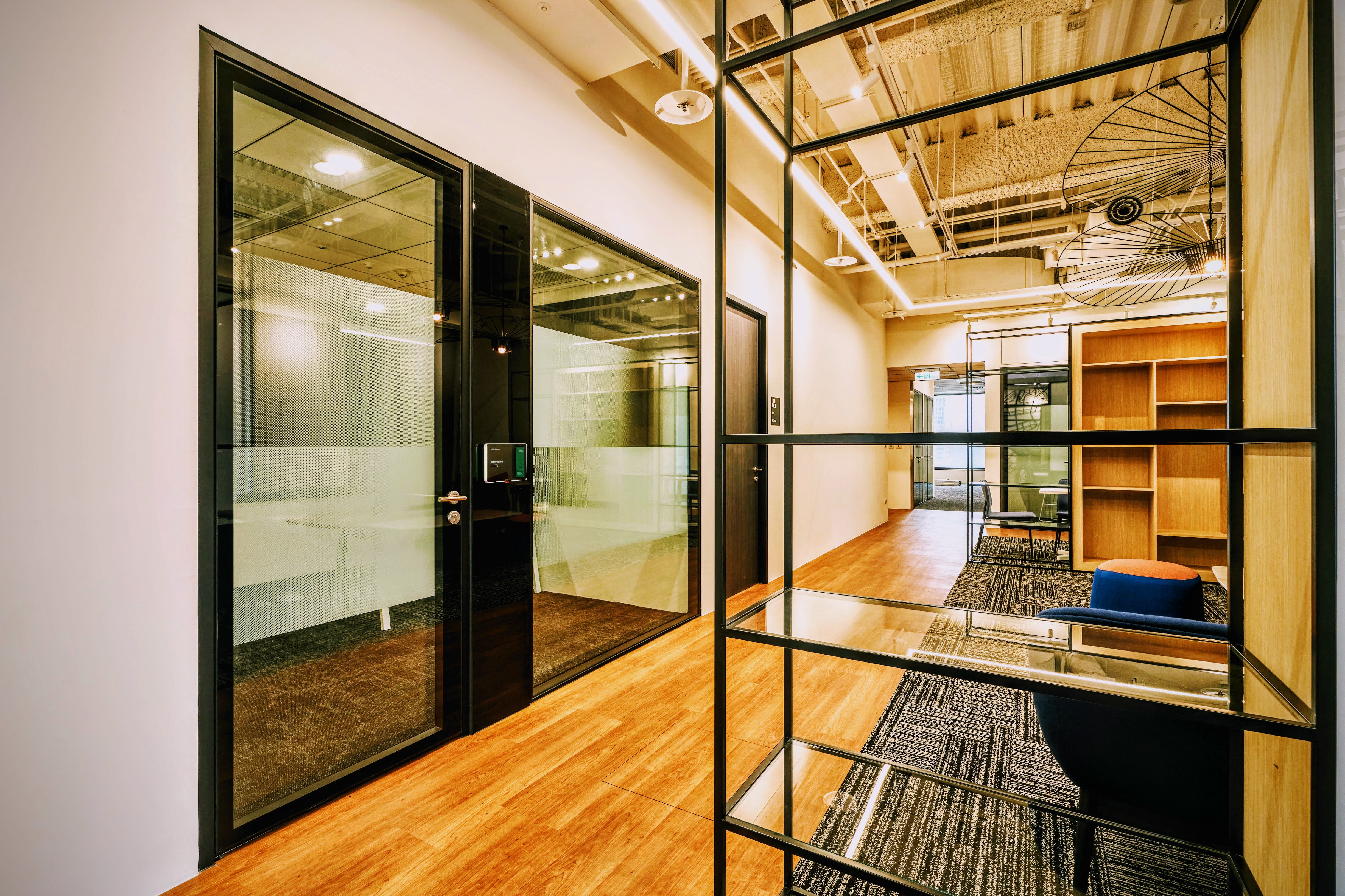 現代、有吸引力和靈活的辦公空間